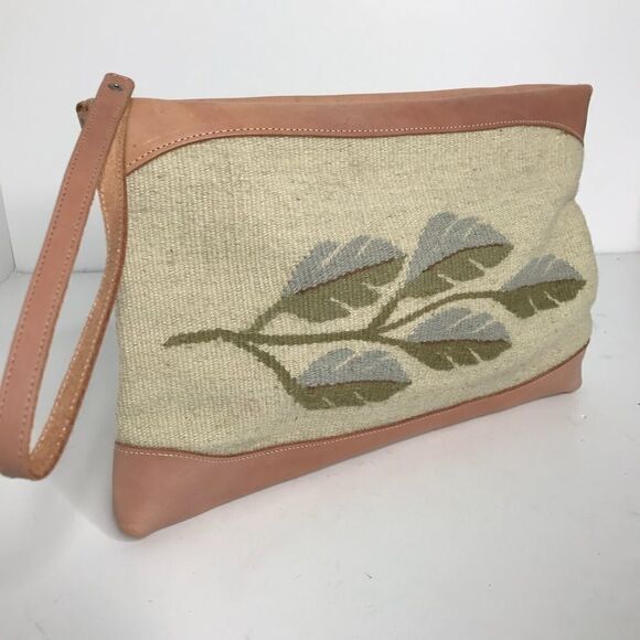 Carpet bags of America large zip top pouch blush - Picture 1 of 7